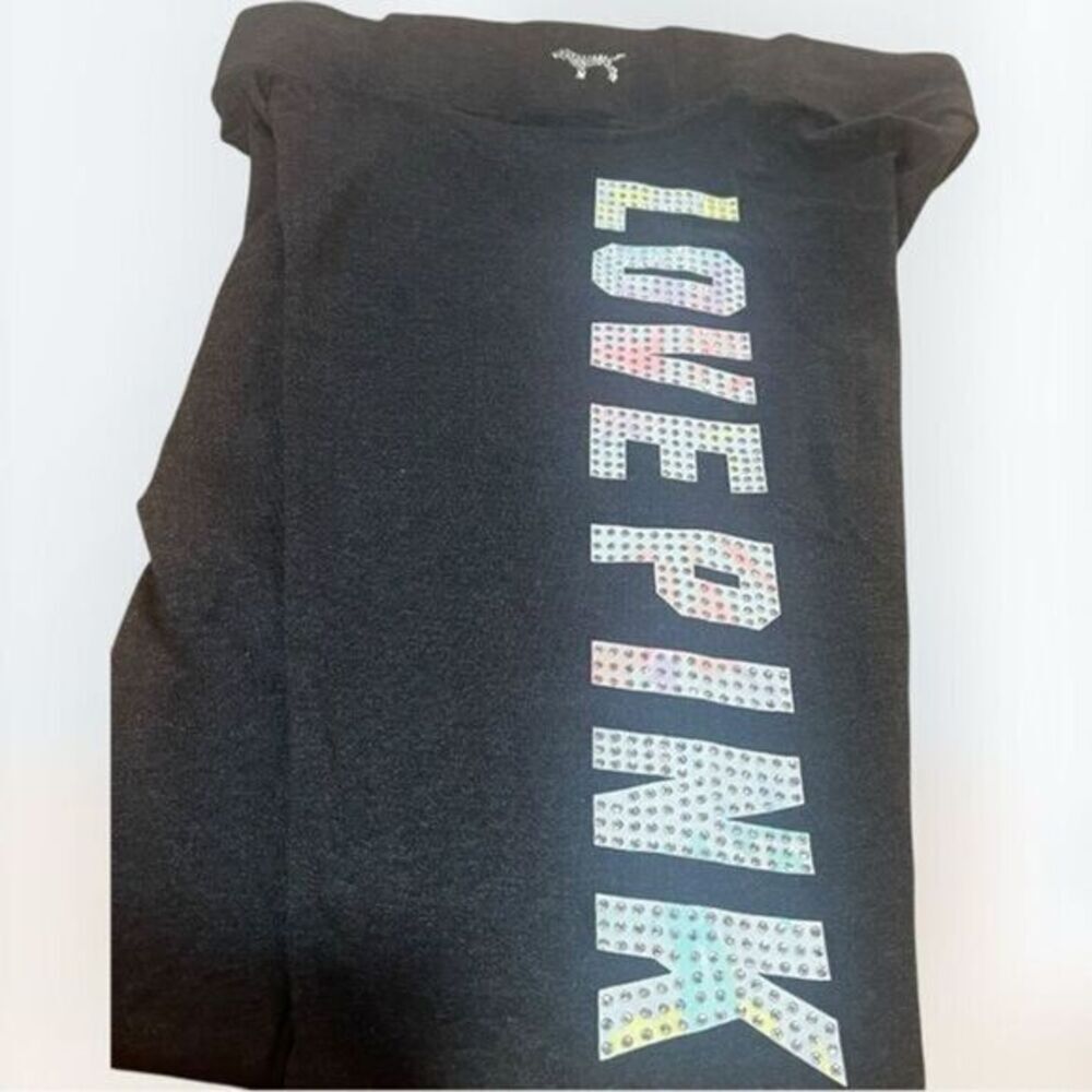 Victoria’s Secret PINK Lg Rainbow Rhinestone Leggings